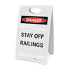 Stay Off Railings - A-Frame Sign