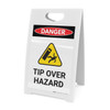 Tip Over Hazard with Icon - A-Frame Sign Tip Over Hazard with Icon - A-Frame Sign