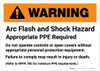 Warning: Arc Flash and Shock Hazard - Appropriate PPE Required Landscape Warning: Arc Flash and Shock Hazard - Appropriate PPE Required Landscape