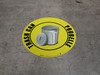 Trash Can (Poubelle) Floor Sign
