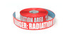 Danger - Radiation Area with Symbol - Inline Printed Floor Marking Tape Danger - Radiation Area with Symbol - Inline Printed Floor Marking Tape