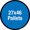 27x46 Pallets Floor Sign