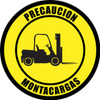 Pcaution: Forklift (Spanish) - Floor Sign Pcaution: Forklift (Spanish) - Floor Sign