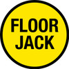 Floor Jack (Circle in Yellow) - Floor Sign Floor Jack (Circle in Yellow) - Floor Sign