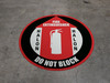 Fire Extinguisher (Halon) Do Not Block - Floor Sign Fire Extinguisher (Halon) Do Not Block - Floor Sign