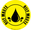 Oily Waste Floor Sign Oily Waste Floor Sign
