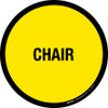 Chair Floor Sign Chair Floor Sign