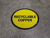 Recyclable Copper Floor Sign Recyclable Copper Floor Sign
