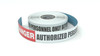 Danger: Authorized Personnel Only Beyond This Point - Inline Printed Floor Marking Tape