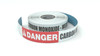 Danger: Carbon Monoxide - Wear PPE - Inline Printed Floor Marking Tape Danger: Carbon Monoxide - Wear PPE - Inline Printed Floor Marking Tape