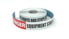 Danger: Equipment Starts And Stops Automatically - Inline Printed Floor Marking Tape Danger: Equipment Starts And Stops Automatically - Inline Printed Floor Marking Tape