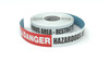 Danger: Hazardous Area - Restricted Access - Inline Printed Floor Marking Tape Danger: Hazardous Area - Restricted Access - Inline Printed Floor Marking Tape
