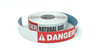 Danger: Natural Gas - Inline Printed Floor Marking Tape