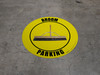 Broom Parking (Real) Floor Sign Broom Parking (Real) Floor Sign