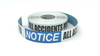 Notice: All Accidents Must be Reported - Inline Printed Floor Marking Tape