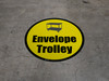 Envelope Trolley Floor Sign