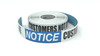 Notice: Customers Not Allowed Past This Line - Inline Printed Floor Marking Tape Notice: Customers Not Allowed Past This Line - Inline Printed Floor Marking Tape