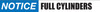 Notice: Full Cylinders - Inline Printed Floor Marking Tape