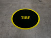 Tire Floor Sign Tire Floor Sign