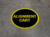 Alignment Cart Floor Sign Alignment Cart Floor Sign