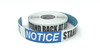 Notice: Stand Back At Least 10 FT. - Inline Printed Floor Marking Tape Notice: Stand Back At Least 10 FT. - Inline Printed Floor Marking Tape