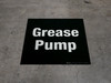 Grease Pump Floor Sign