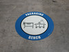 Packaging Bench Floor Sign