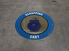 Strapping Cart (Real) Floor Sign Strapping Cart (Real) Floor Sign