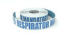 ANSI: Respirator Mandatory Beyond This Point - Inline Printed Floor Marking Tape ANSI: Respirator Mandatory Beyond This Point - Inline Printed Floor Marking Tape