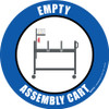 Empty Assembly Cart Floor Sign Empty Assembly Cart Floor Sign