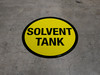 Solvent Tank Floor Sign