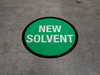 New Solvent Floor Sign New Solvent Floor Sign