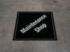 Maintenance Shop Floor Sign