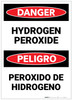 Danger: Hyrdrogen Peroxide - Label