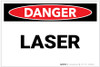 Danger: Laser - Label