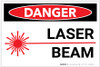 Danger: Laser Beam - Label Danger: Laser Beam - Label