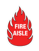 Fire Aisle Floor Sign Fire Aisle Floor Sign