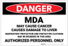 Danger: MDA May Cause Cancer Landscape - Label Danger: MDA May Cause Cancer Landscape - Label