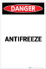 Danger: Antifreeze Portrait - Label Danger: Antifreeze Portrait - Label