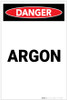 Danger: Argon Portrait - Label Danger: Argon Portrait - Label
