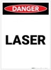 Danger: Laser Portrait - Label Danger: Laser Portrait - Label