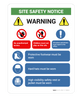 WS26096 - Site Safety Notice - Wall Sign WS26096 - Site Safety Notice - Wall Sign