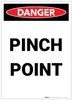 Danger: Pinch Point Portrait - Label