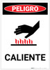 Danger: Spanish Hot with Icon Portrait - Label