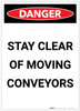 Danger: Stay Clear Of Moving Portrait - Label