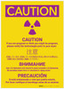 Caution: If Pregnant Notify Technologist Multilingual - Label