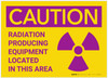 Caution: Radiation Producing Equipment - Label Caution: Radiation Producing Equipment - Label