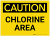 Caution: Chlorine Area - Label
