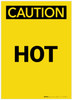 Caution: Hot Portrait - Label