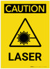 Caution: Laser Portrait - Label